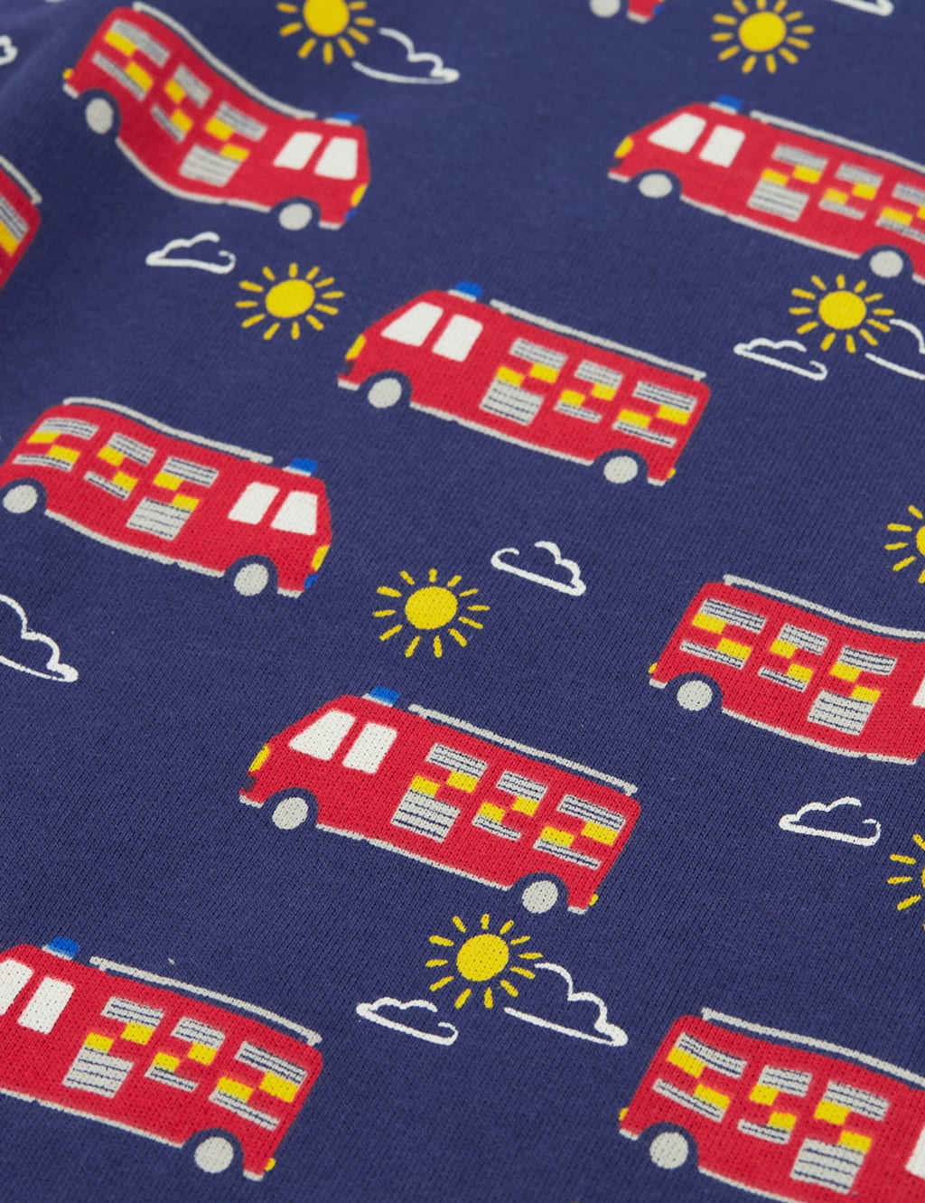 Pure Cotton Fire Engine Jumper (0-8 Yrs) 4 of 4