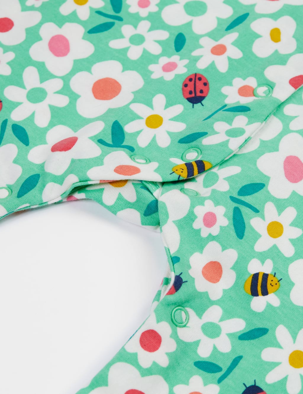 Pure Cotton Floral Romper (0-18 Mths) 3 of 4