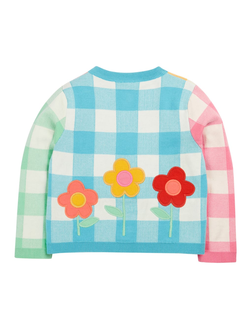 Pure Cotton Checked Cardigan (2-10 Yrs) 3 of 7