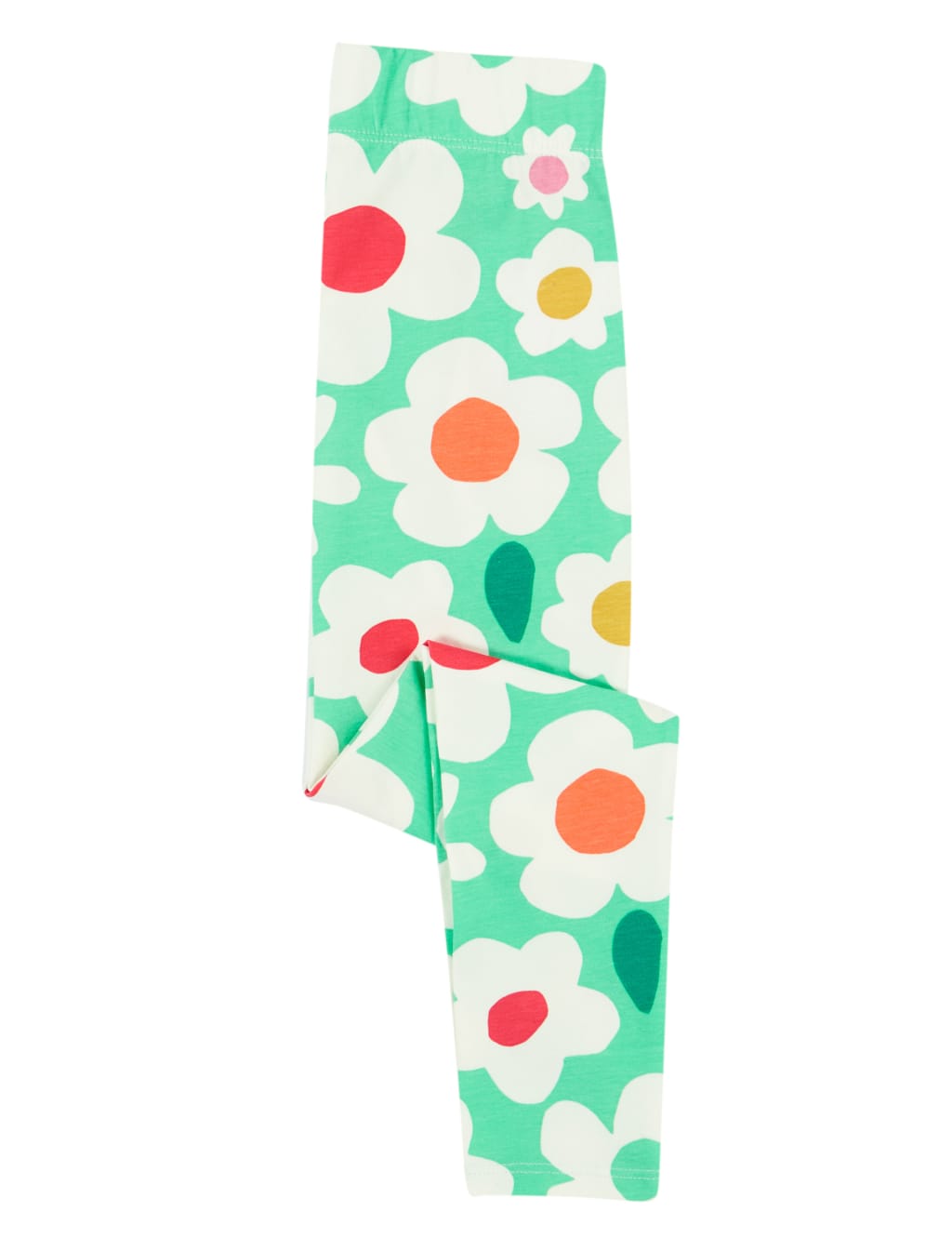 Cotton Rich Floral Leggings (18 Mths-10 Yrs) 2 of 5