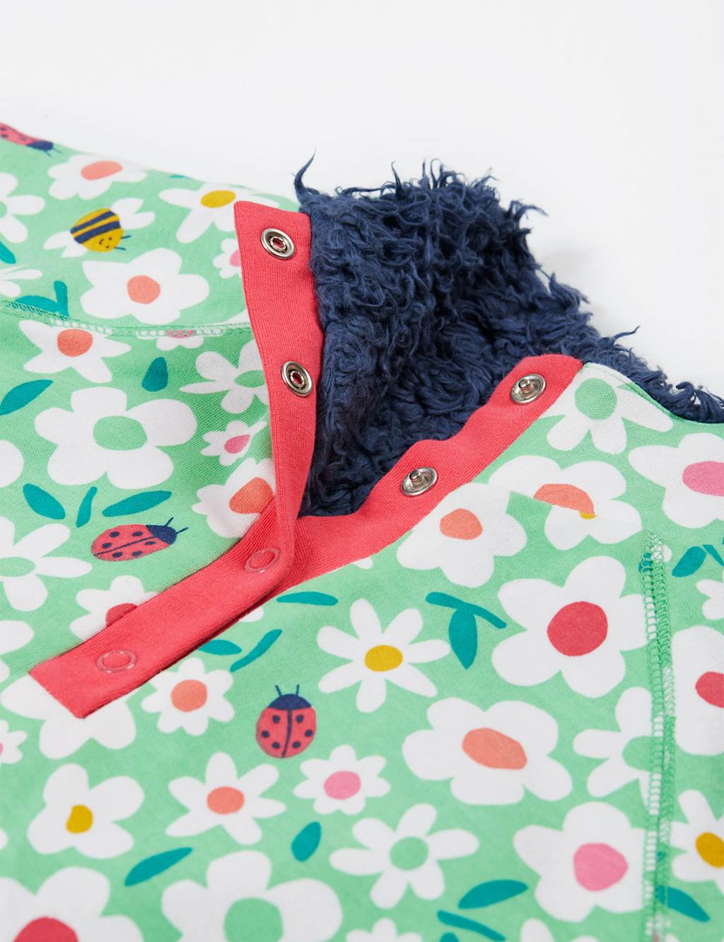 Pure Cotton Floral Fleece Lined Jumper (9 Mths-10 Yrs) 4 of 6