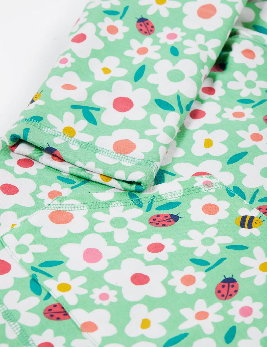 Pure Cotton Floral Fleece Lined Jumper (9 Mths-10 Yrs) 5 of 6