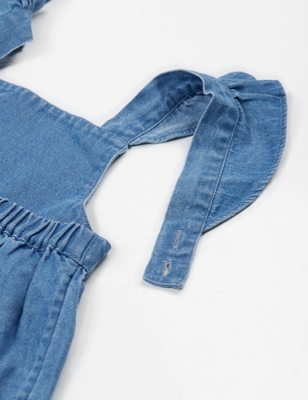 Denim Embroidered Dress (0-8 Yrs) 3 of 5