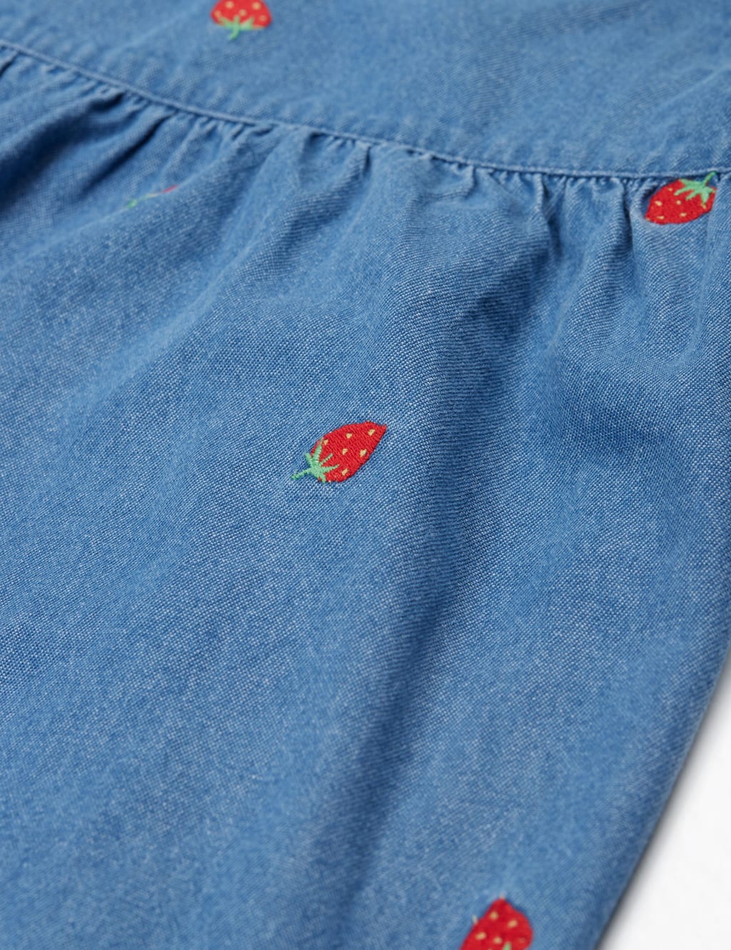 Denim Embroidered Dress (0-8 Yrs) 5 of 5
