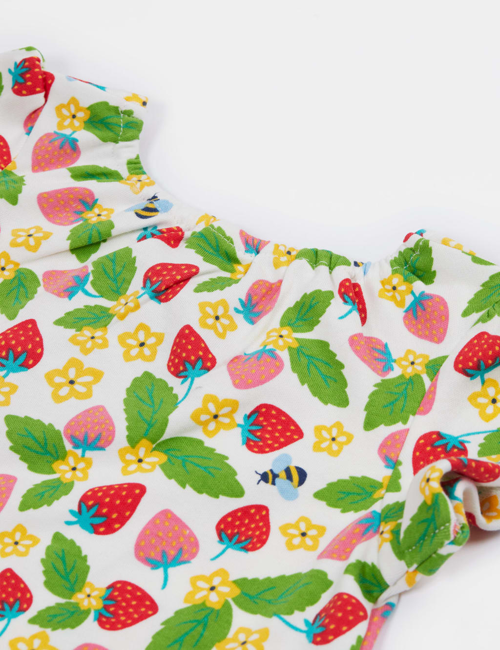 Pure Cotton Floral Top & Bottom Outfit (0-5 Yrs) 3 of 5