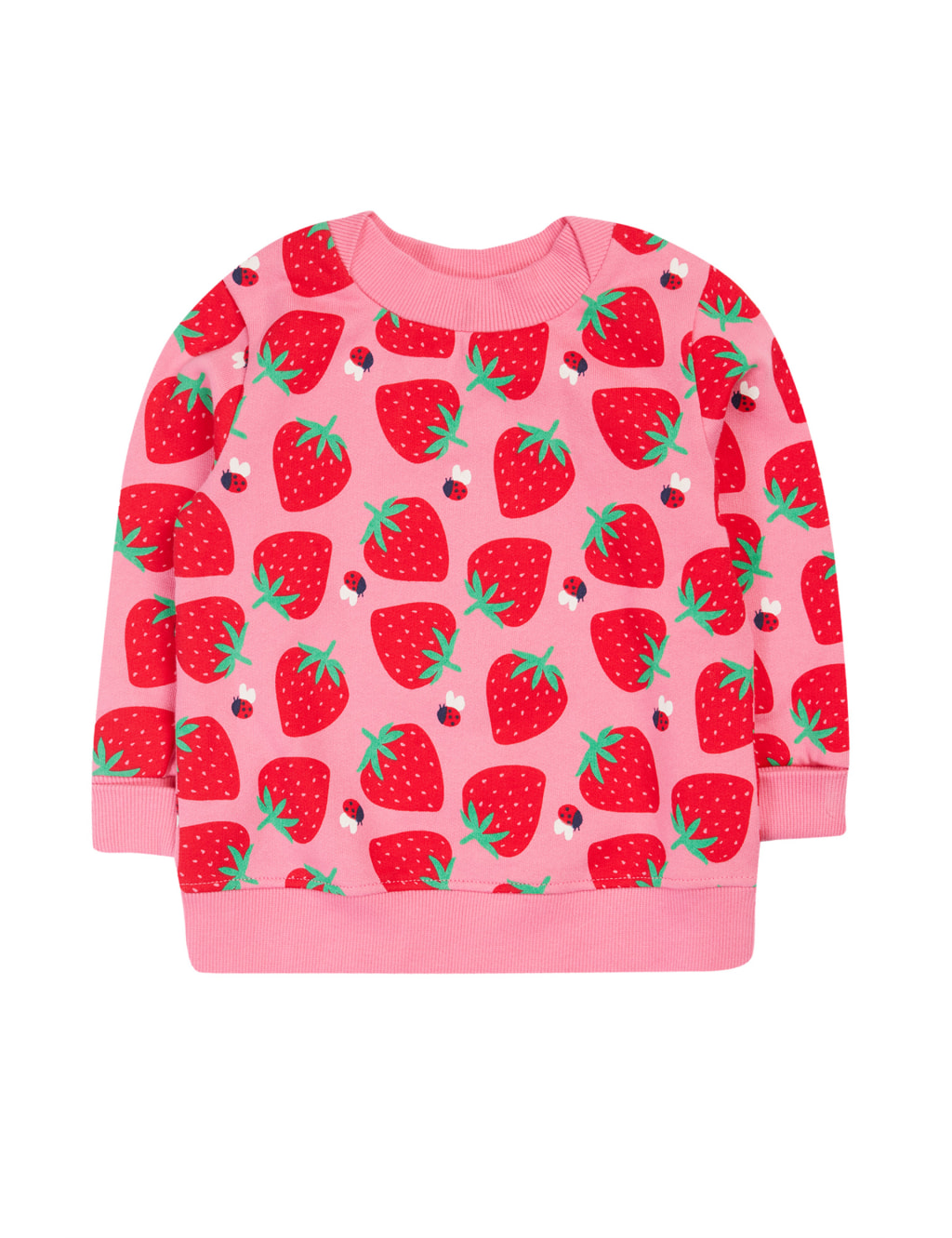 Pure Cotton Strawberry Sweatshirt (0-5 Yrs) 2 of 5