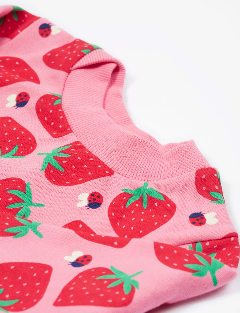Pure Cotton Strawberry Sweatshirt (0-5 Yrs) 3 of 5