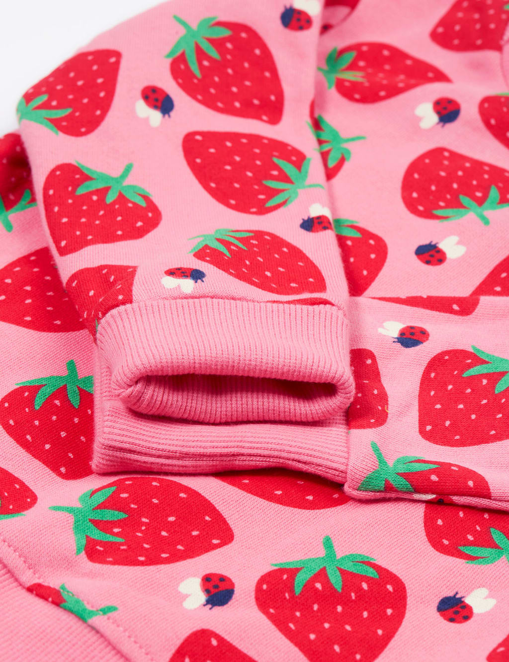 Pure Cotton Strawberry Sweatshirt (0-5 Yrs) 4 of 5