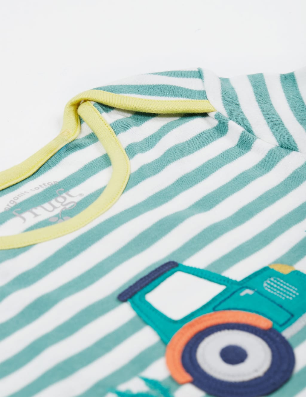 Pure Cotton Striped Tractor Top (0-4 Yrs) 3 of 4