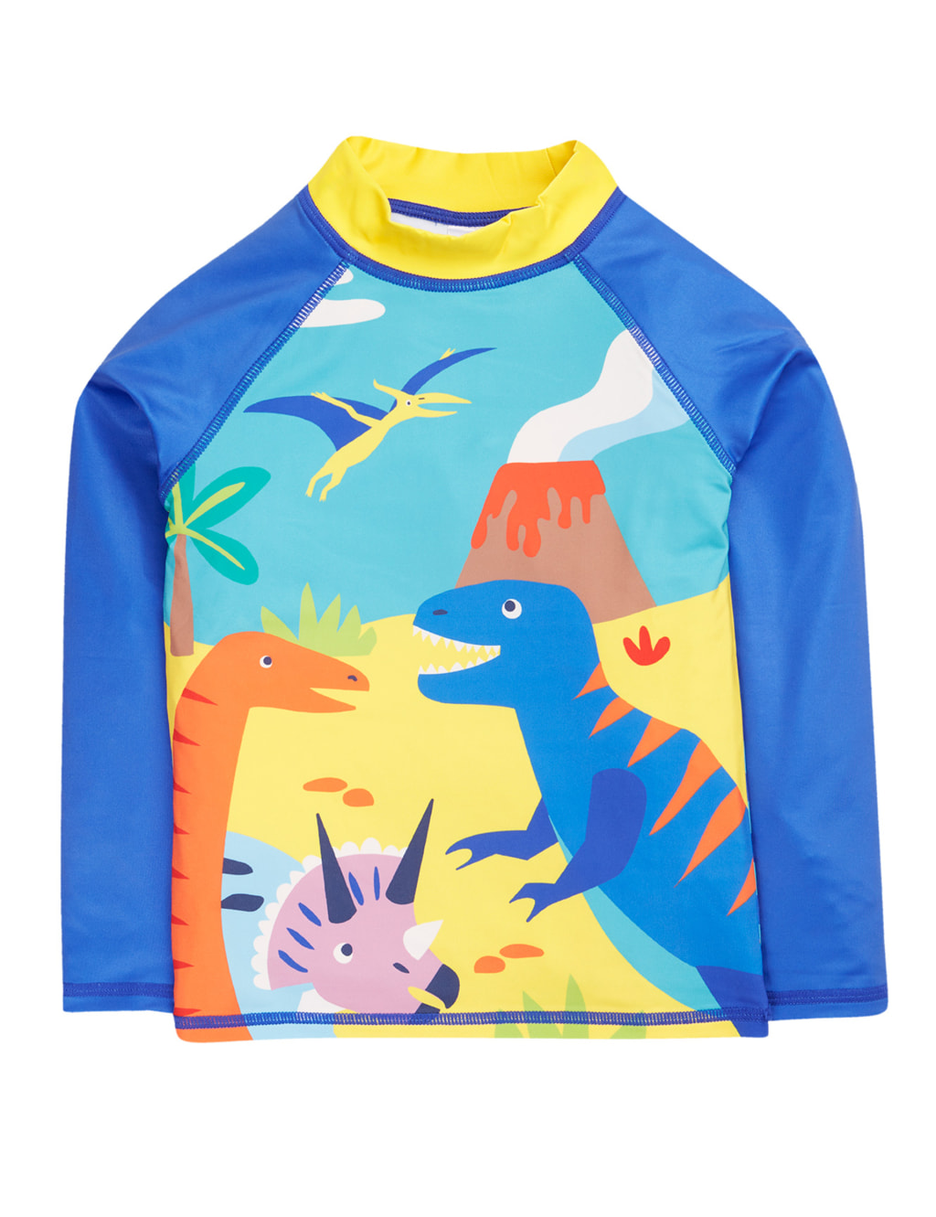 Dinosaur Long Sleeve Rash Vest (2-10 Yrs) 2 of 4