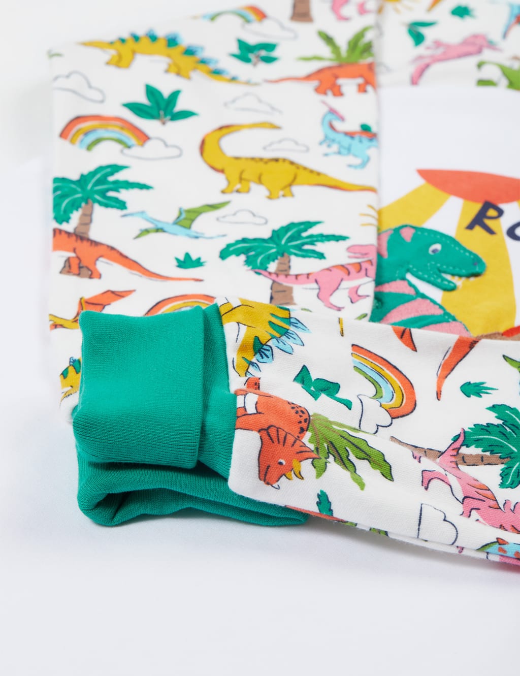 Pure Cotton Dinosaur Pyjamas (2-10 Yrs) 2 of 4