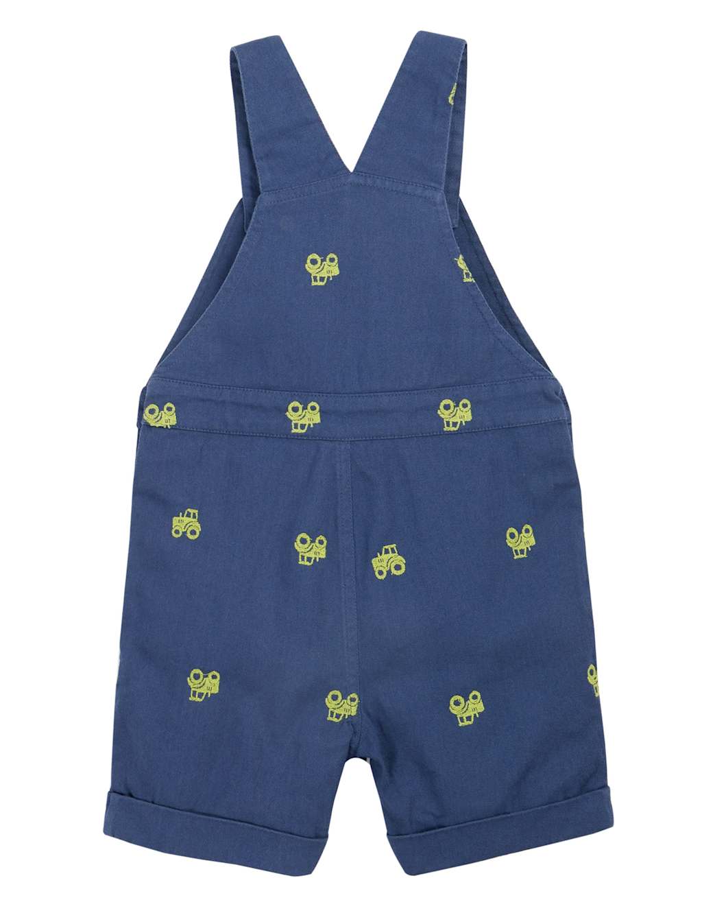 Pure Cotton Embroidered Tractor Dungarees (0-3 Yrs) 2 of 5