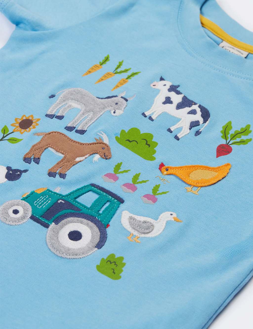 Pure Cotton Farmyard Applique T-Shirt (0-5 Yrs) 3 of 4