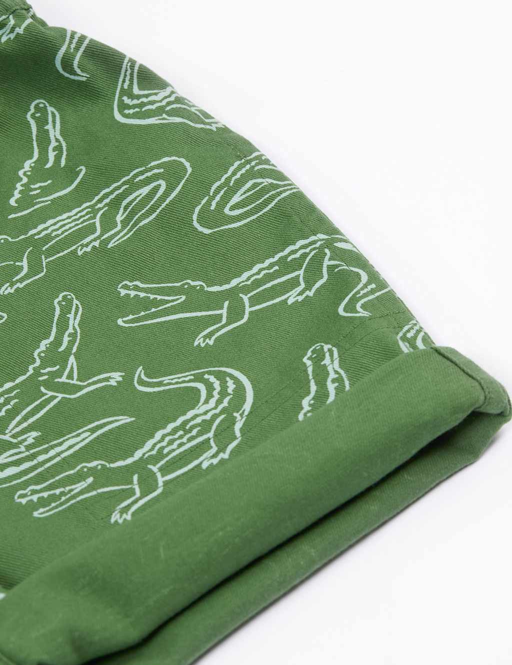 Pure Cotton Reversible Crocodile Shorts (2-10 Yrs) 6 of 6