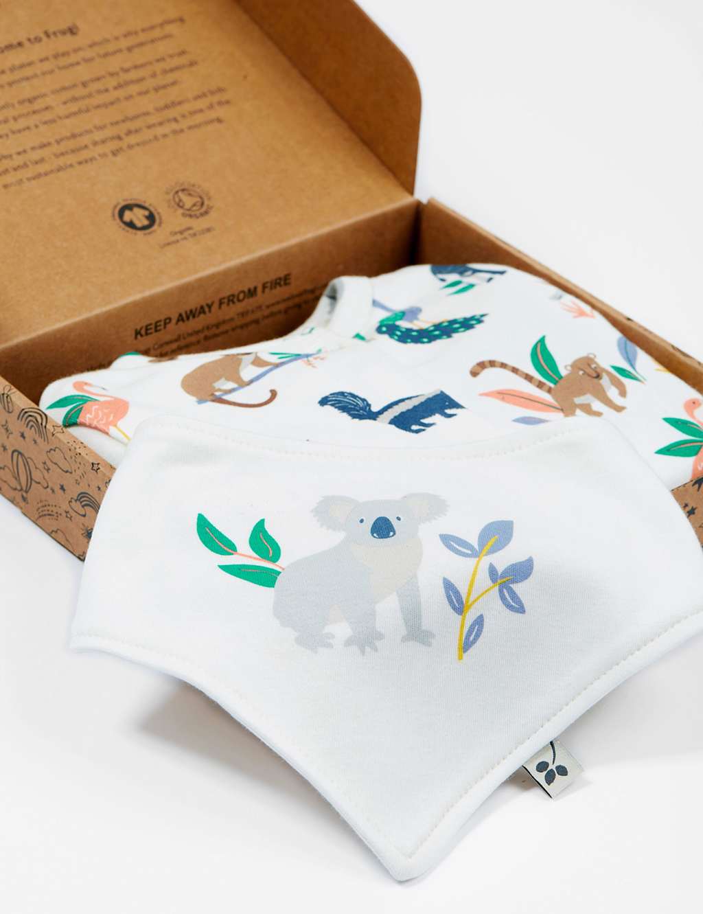 2pc Pure Cotton Wildlfie Gift Set (0-12 Mths) 2 of 4