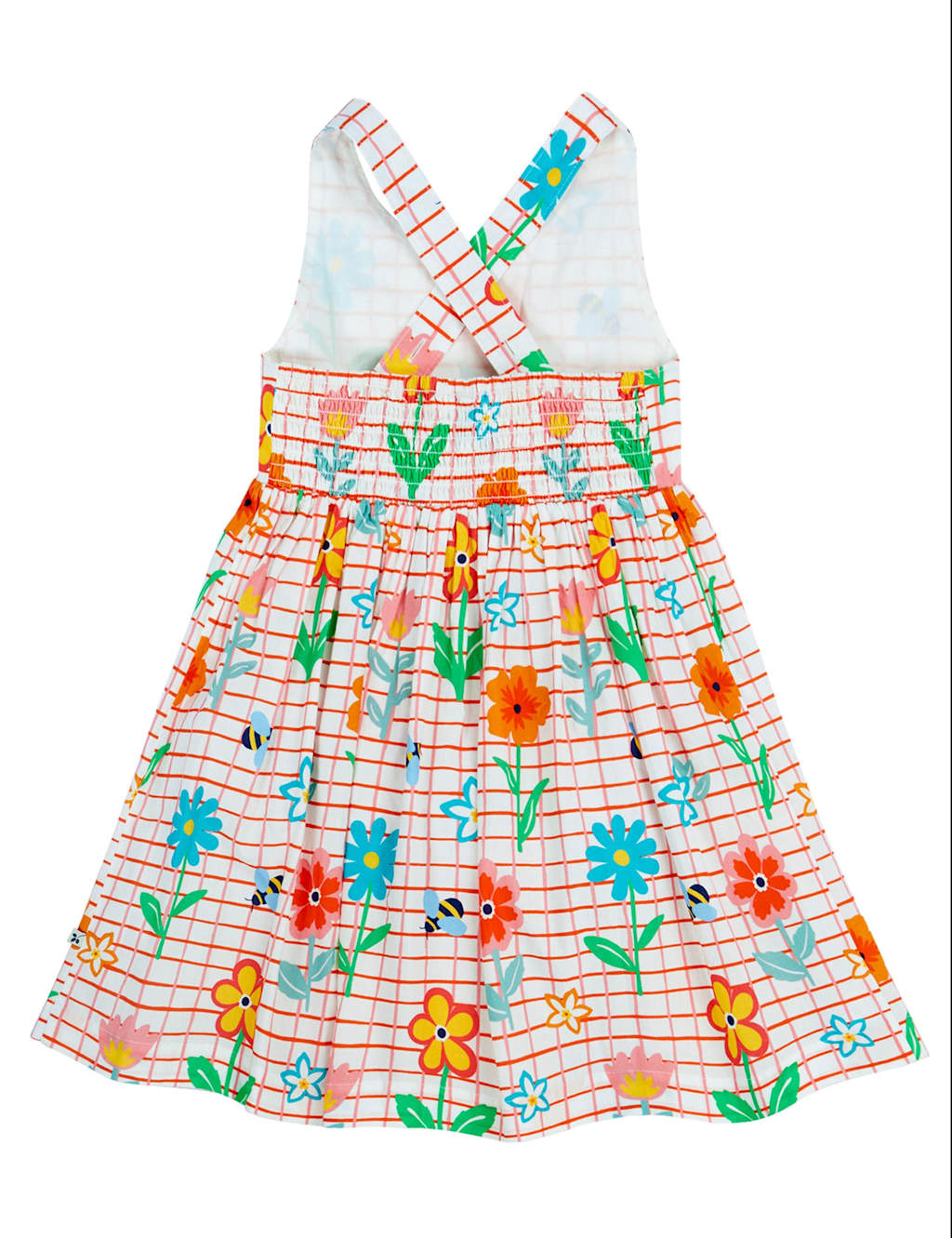 Pure Cotton Floral Dress (2-10 Yrs) 4 of 7