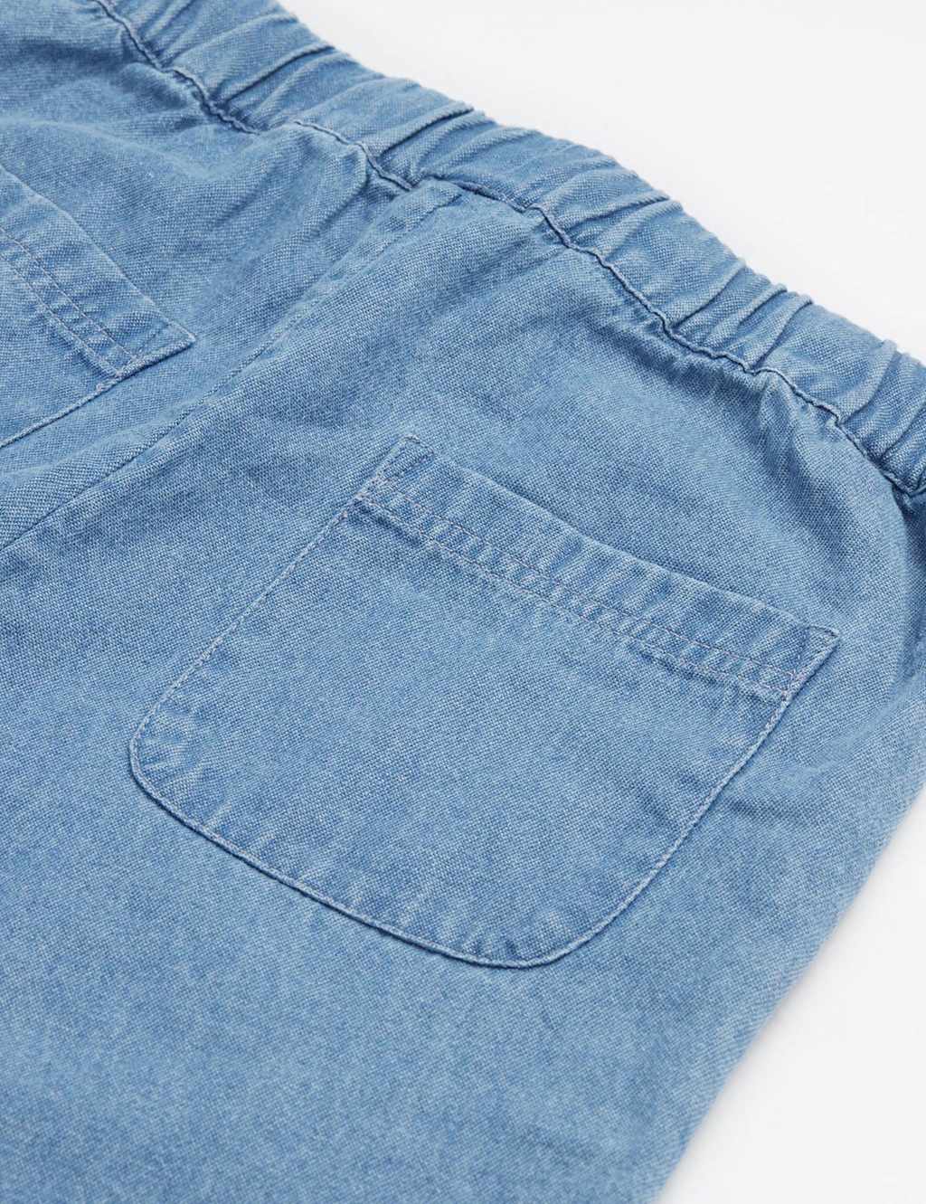 Denim Floral Embroidered Culottes (2-10 Yrs) 3 of 5
