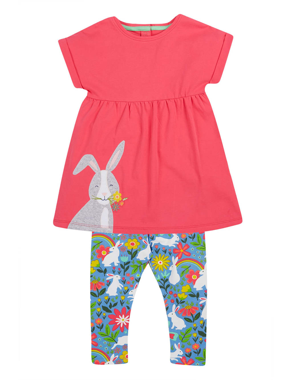 2pc Cotton Rich Dress with Leggings (0-5 Yrs) 2 of 6