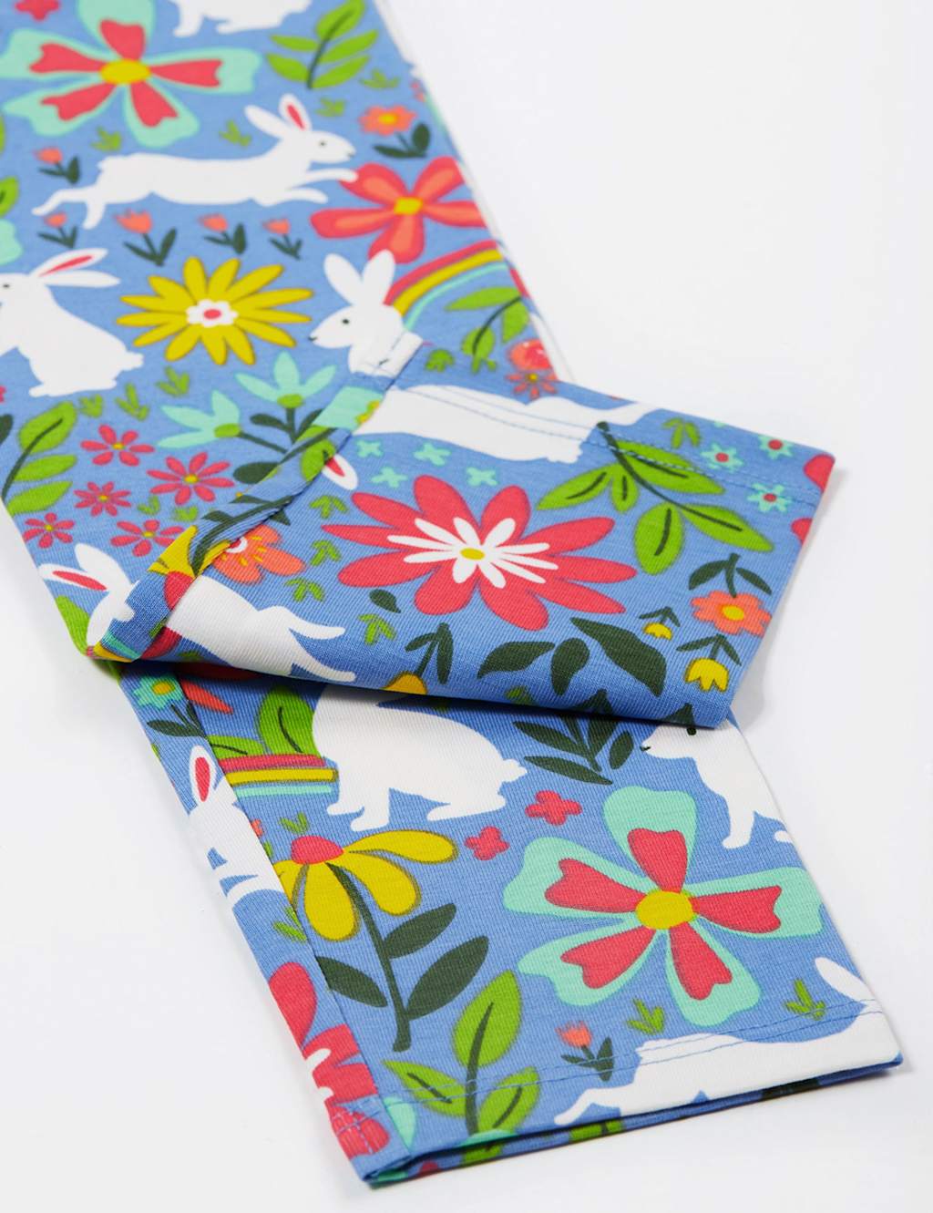 Cotton Rich Floral Bunny Print Leggings (2-10 Yrs) 5 of 5