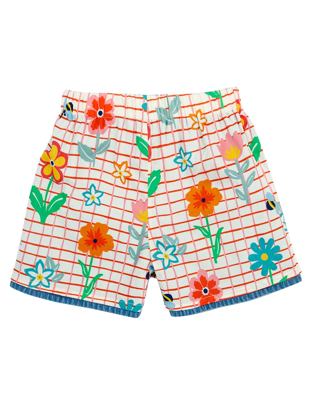 Pure Cotton Reversible Floral Shorts (2-10 Yrs) 9 of 9