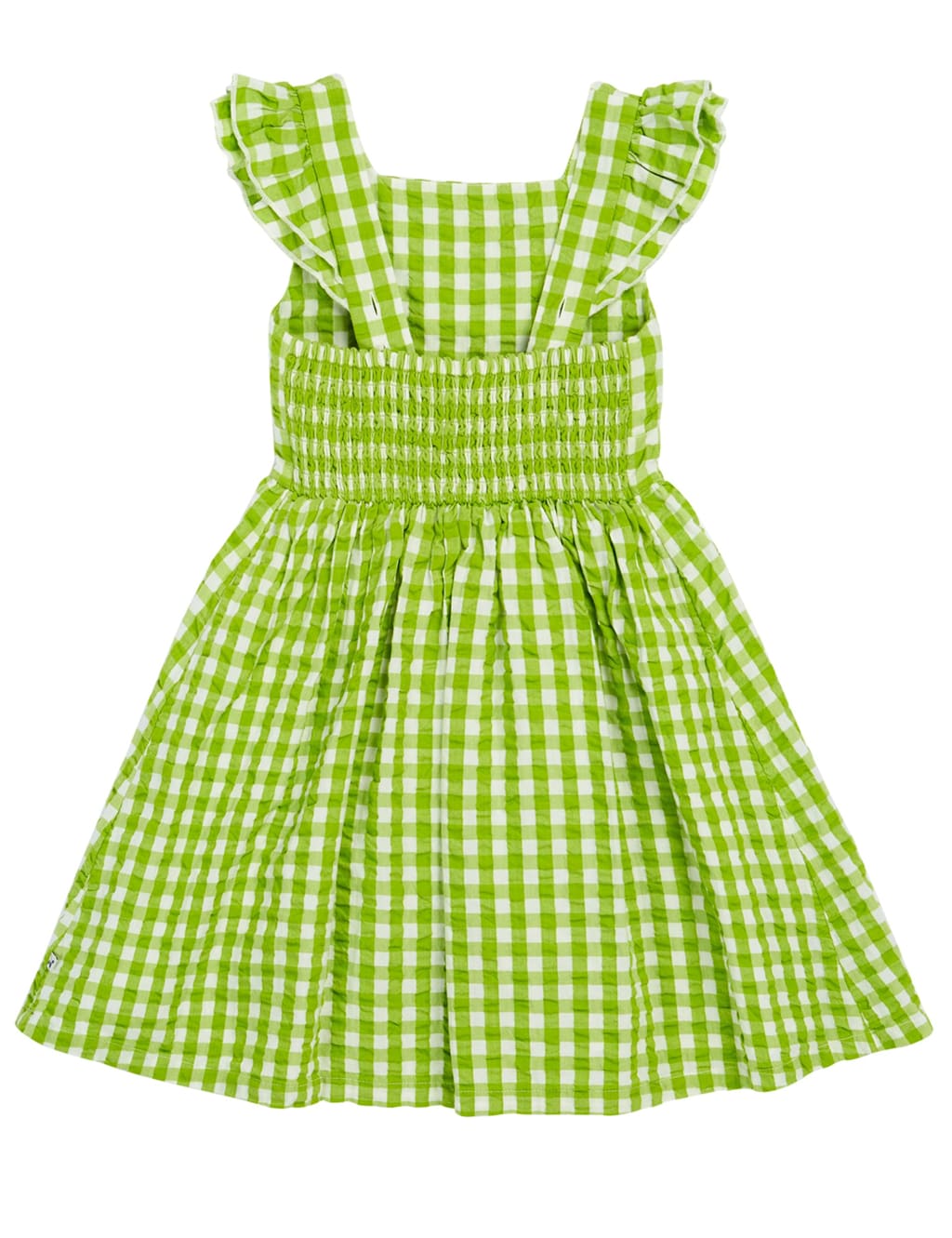 Pure Cotton Gingham Bird Dress (2-10 Yrs) 6 of 8