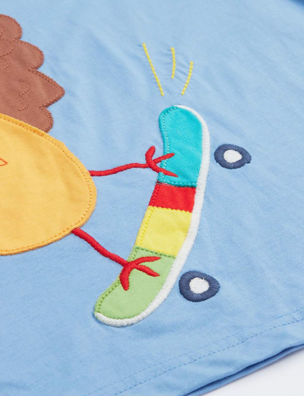 Pure Cotton Chicken Applique T-Shirt (2-10 Yrs) 4 of 5