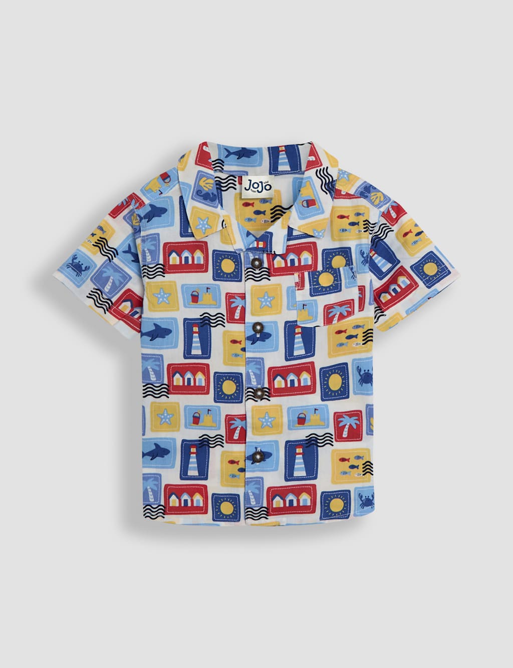 2pc Pure Cotton Twill Seaside Shirt Outfit (6 Mths-5 Yrs) 2 of 6
