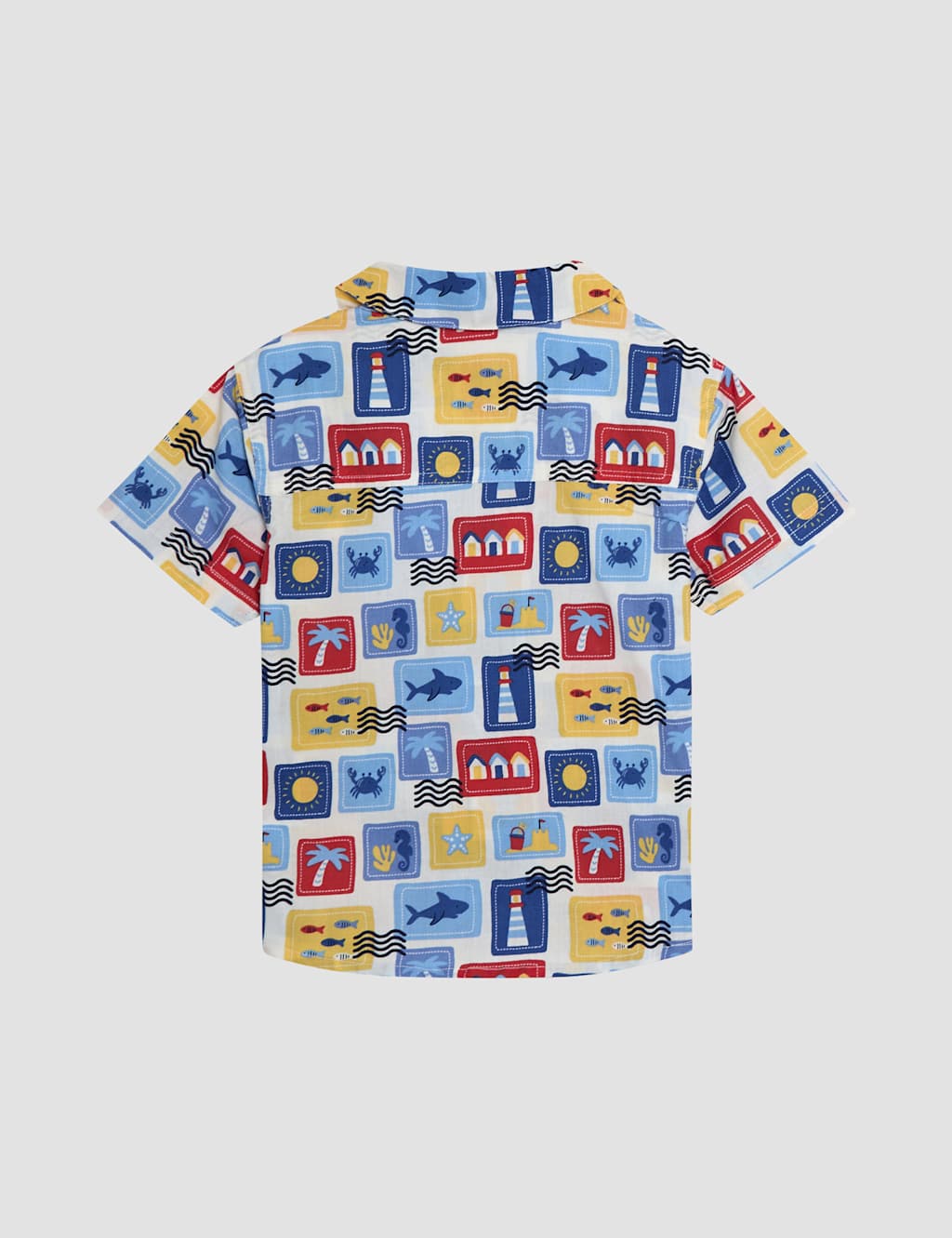 2pc Pure Cotton Twill Seaside Shirt Outfit (6 Mths-5 Yrs) 3 of 6