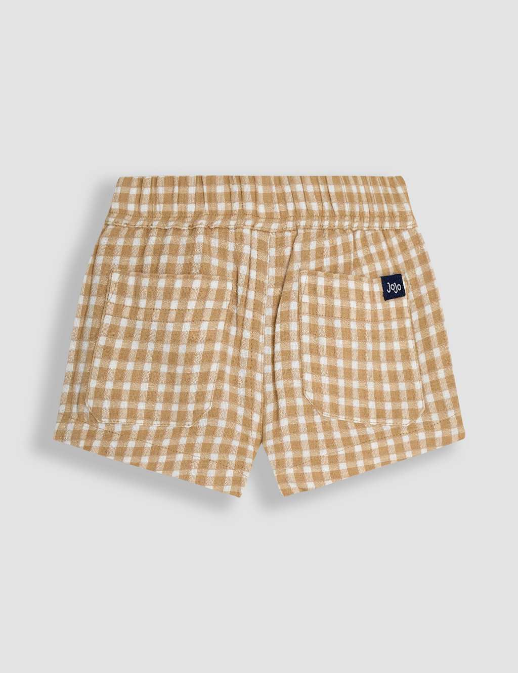 Pure Cotton Textured Gingham Shorts (0-5 Yrs) 3 of 3