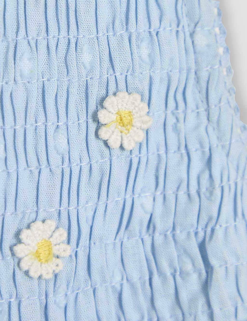 Pure Cotton Duck Dress (0-24 Mths) 3 of 3