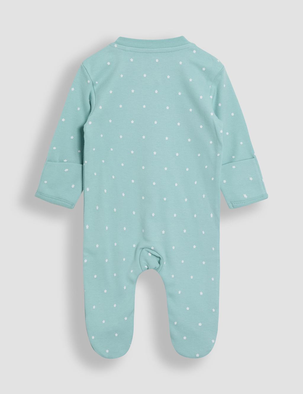 Pure Cotton Giraffe Appliqué Sleepsuit (0-12 Mths) 3 of 3
