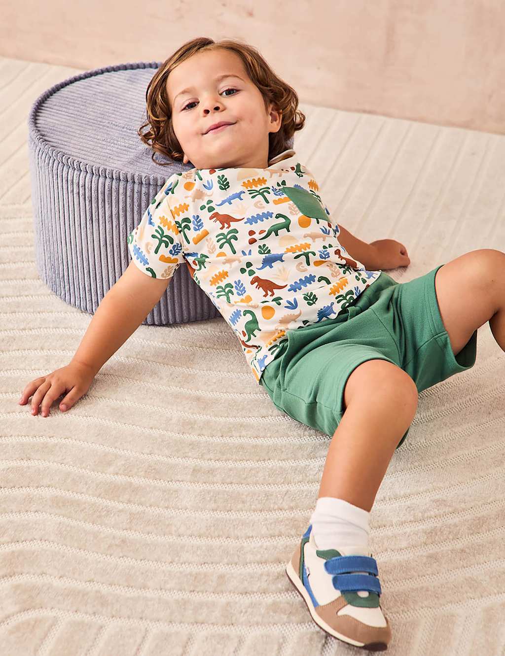 2pc Pure Cotton Dinosaur Outfit (3 Mths - 5 Yrs) 2 of 8