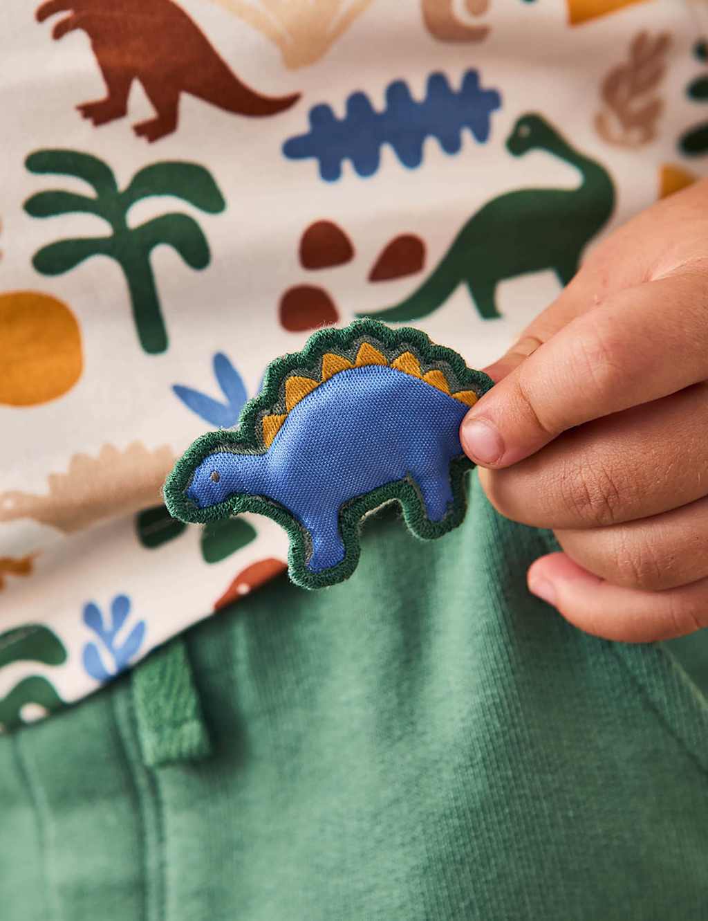 2pc Pure Cotton Dinosaur Outfit (3 Mths - 5 Yrs) 3 of 8