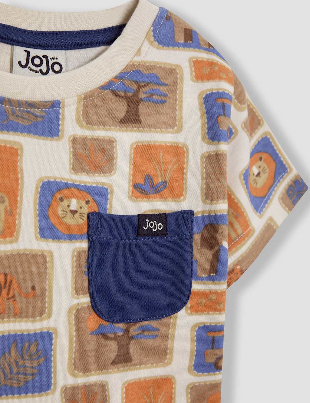 2pc Pure Cotton Safari Postcard Outfit (3 Mths-5 Yrs) 3 of 7