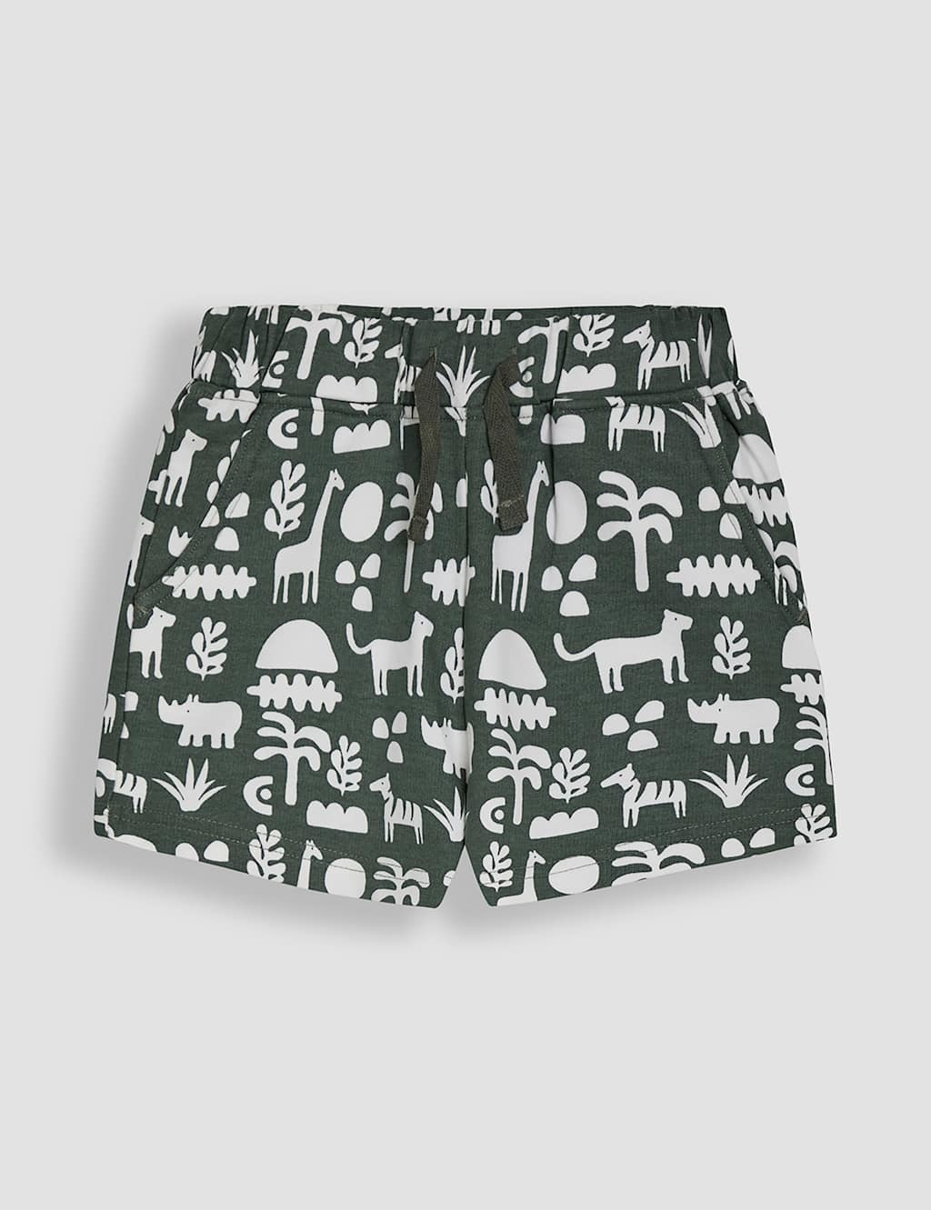 2pk Pure Cotton Safari & Plain Shorts (6 Mths-6 Yrs) 3 of 5