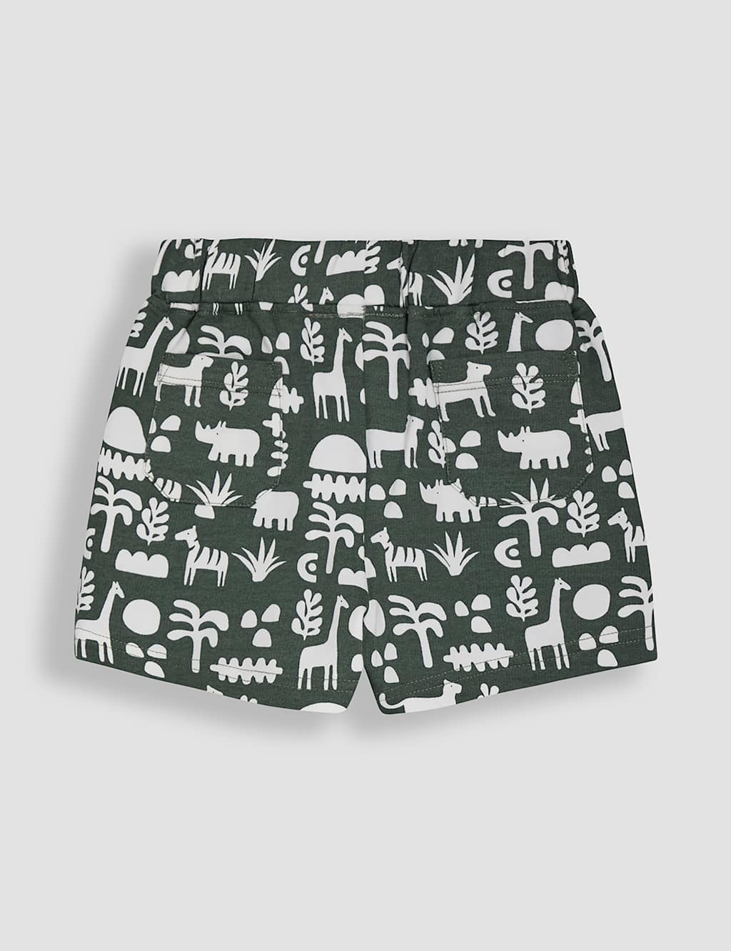 2pk Pure Cotton Safari & Plain Shorts (6 Mths-6 Yrs) 5 of 5