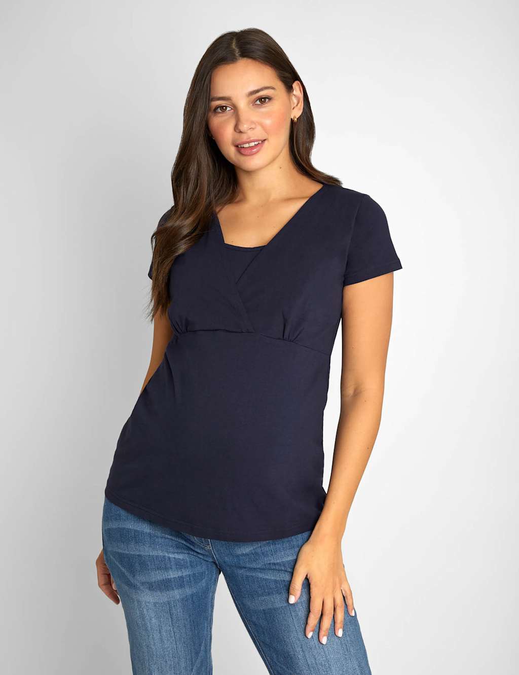 2pk V-Neck Maternity & Nursing T-Shirts 3 of 9