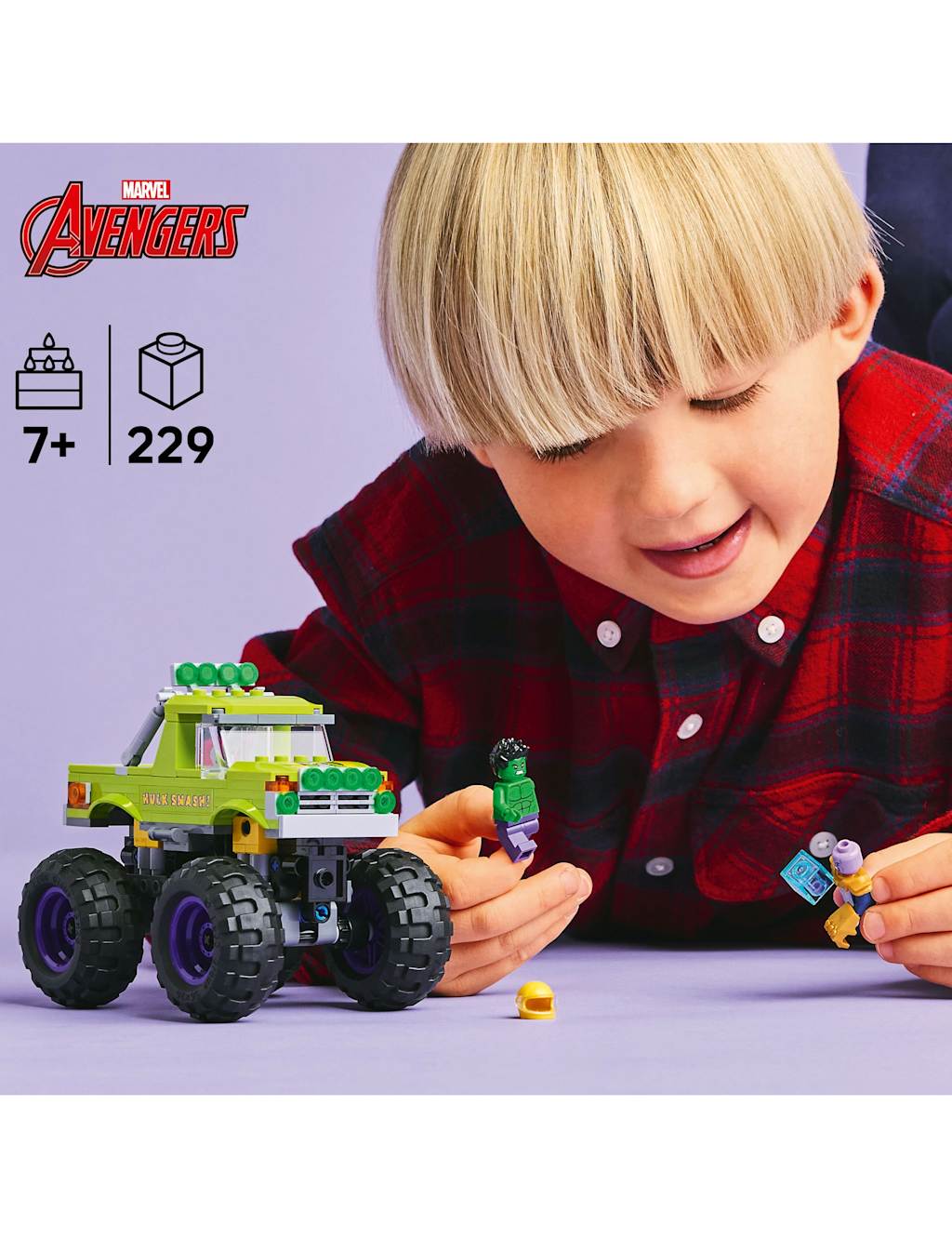 LEGO® Marvel The Hulk Truck vs. Thanos Set 76312 (7+ Yrs) 2 of 4