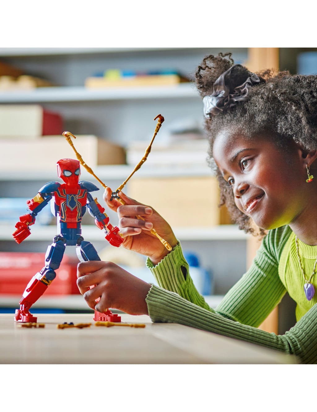 LEGO Marvel Iron Spider Man Construction Figure 76298 8 Yrs Lego M S