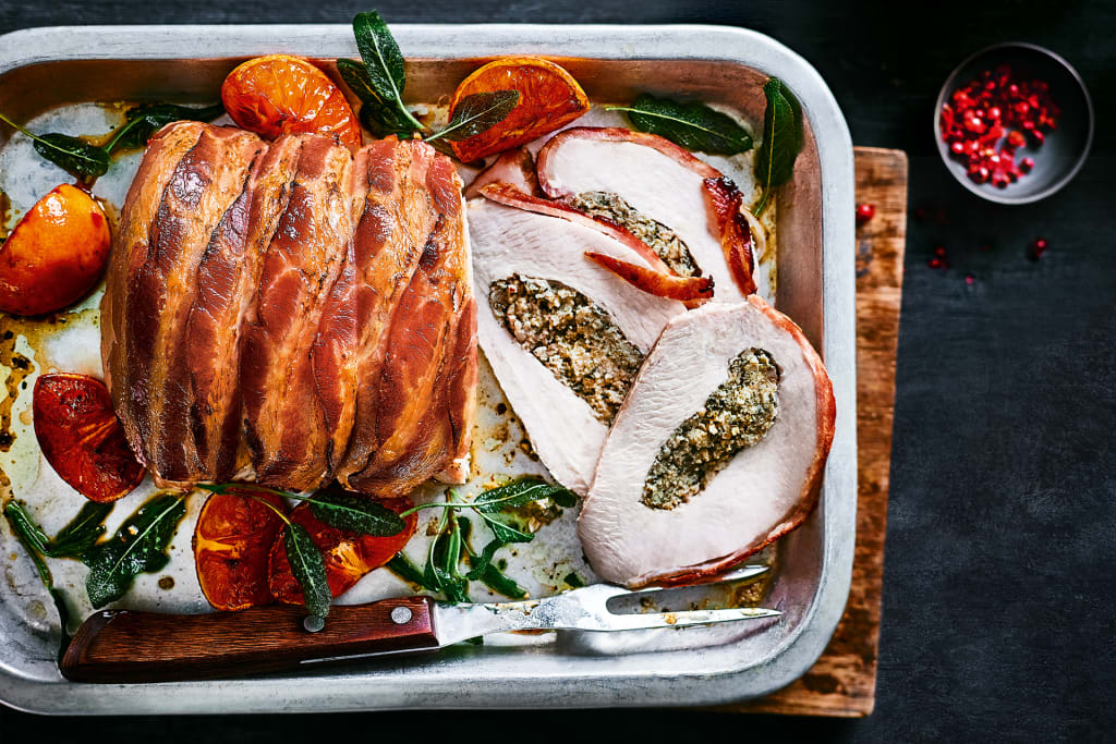 Irish Oakham™ Stuffed Turkey Breast Joint (Serves 8) 1 of 2