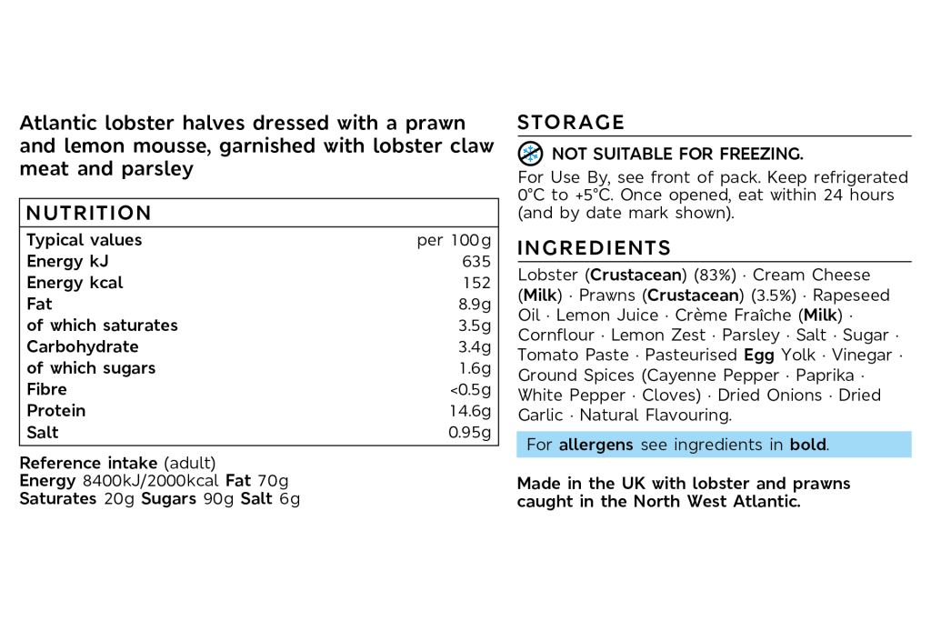 Collection Atlantic 4 Dressed Lobster Halves (Serves 4) 2 of 2