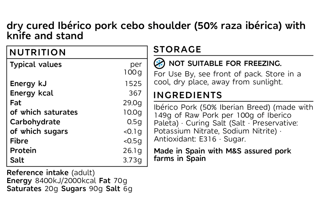 Collection Boneless Ibérico Cebo Paleta Joint With Knife & Stand 2 of 2