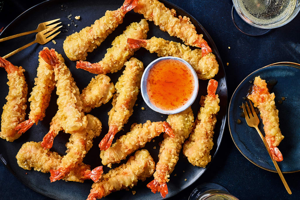 Collection 16 Tempura Prawns (Serves 16) 1 of 2