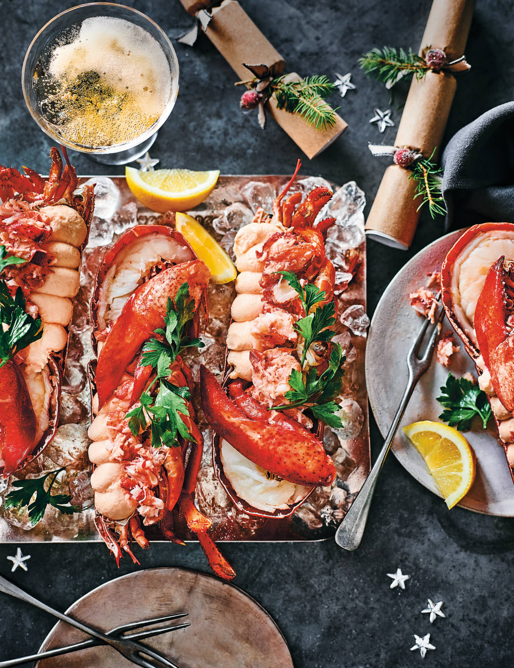 Collection 4 Dressed Lobster Halves (Serves 4) 1 of 2