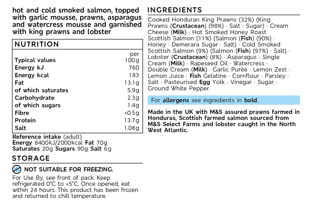 Collection 4 Lobster, Salmon & Prawn Towers (Serves 4) 2 of 2