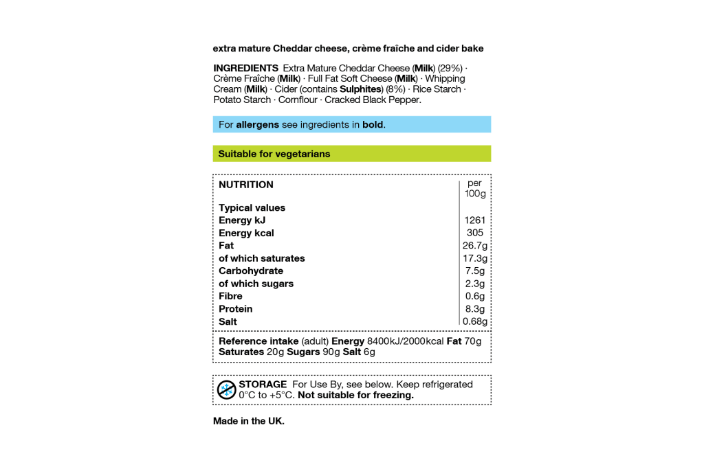Cornish Cruncher & Cider Cheesebake (Serves 8-10) - (Last Collection Date 30th September 2020) 2 of 2