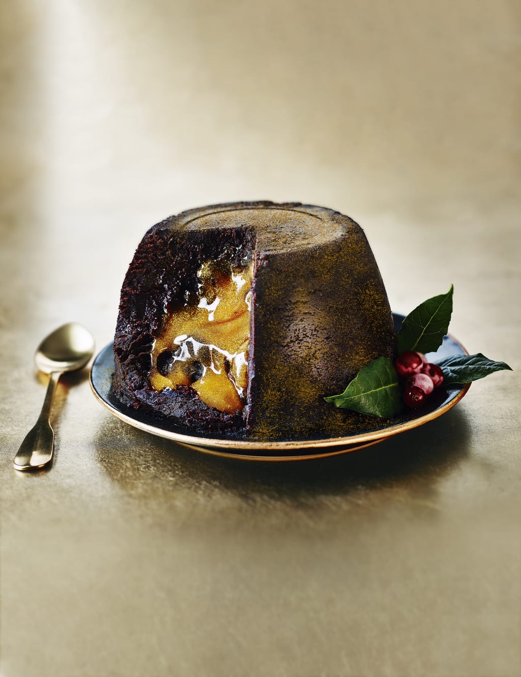 Shimmering Gold Melt in the Middle Pudding 1 of 2