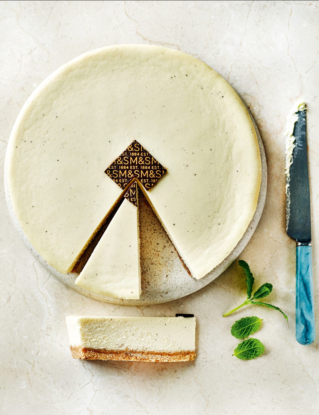 Vanilla Cheesecake (Serves 10) - (Last Collection Date 30th September 2020) 1 of 1