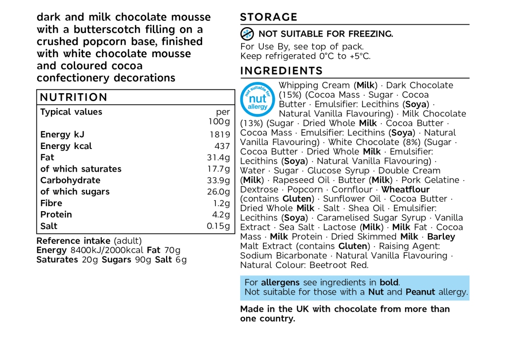 Collection Popping Down the Chimney Dessert (Serves 10) 2 of 2