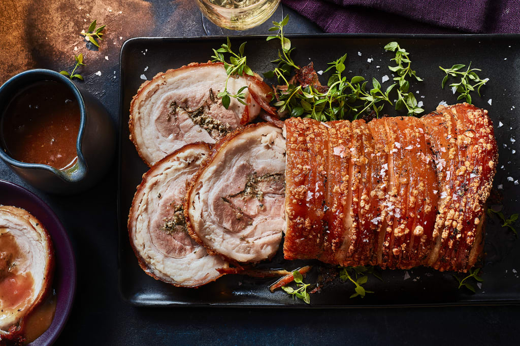 Collection Outdoor-Bred Slow Cooked Porchetta (Serves 8) 1 of 2